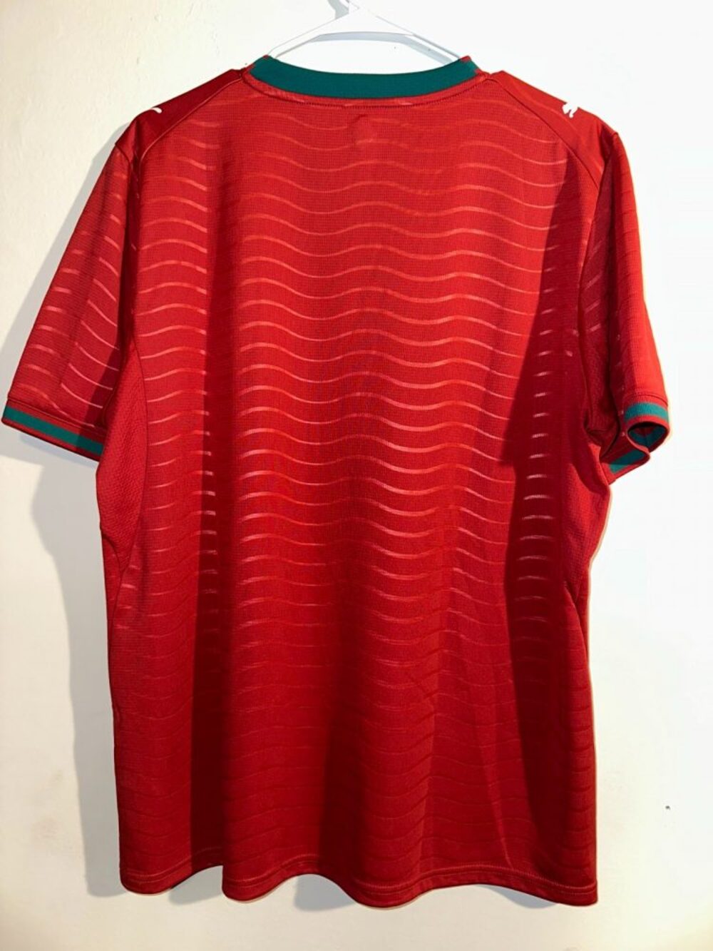 PUMA Portugal 2025 Home Soccer Jersey Red Green Trim – Size [L] - Picture 2 of 5